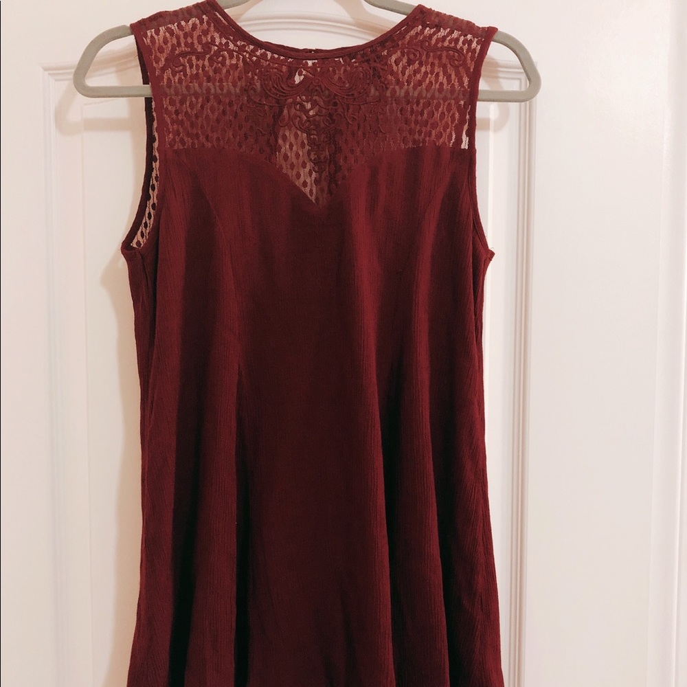 Maroon Blouse